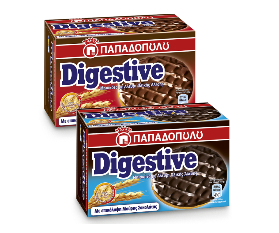 PAPADOPOULOU DIGESTIVE CHOCOLATE COOKIES 200g