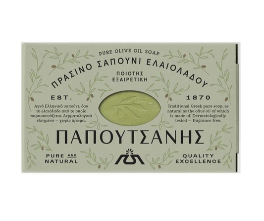 PAPOUTSANIS TRADITIONAL OLIVE OIL SOAP BAR 250g