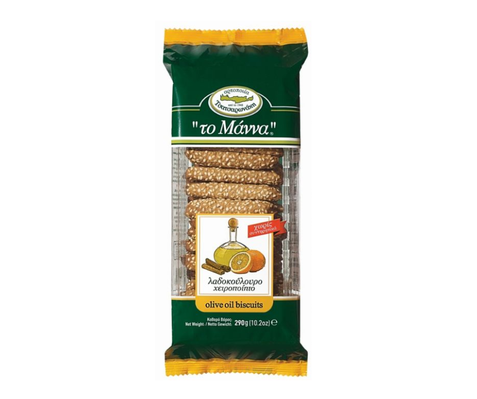 THE MANNA BISCUITS WITH OLIVE OIL (LADOKOULOURO) 290g