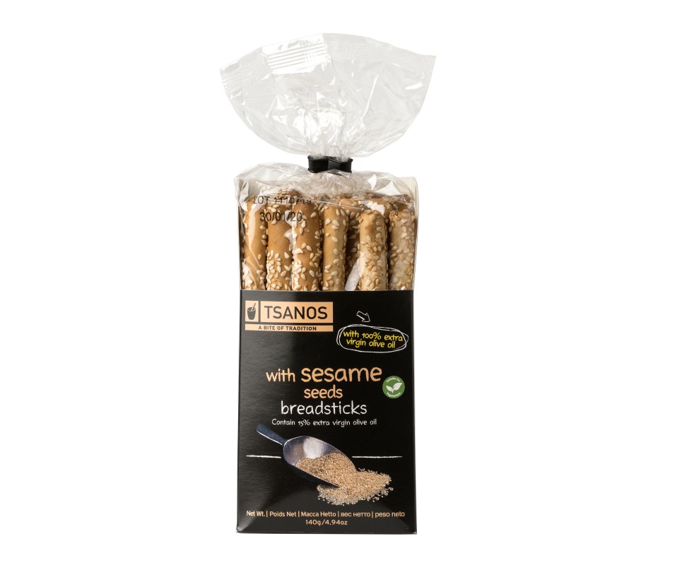 TSANOS SESAME BREADSTICKS 120g